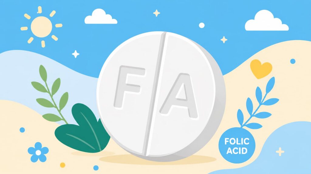 Folic Acid Illustration